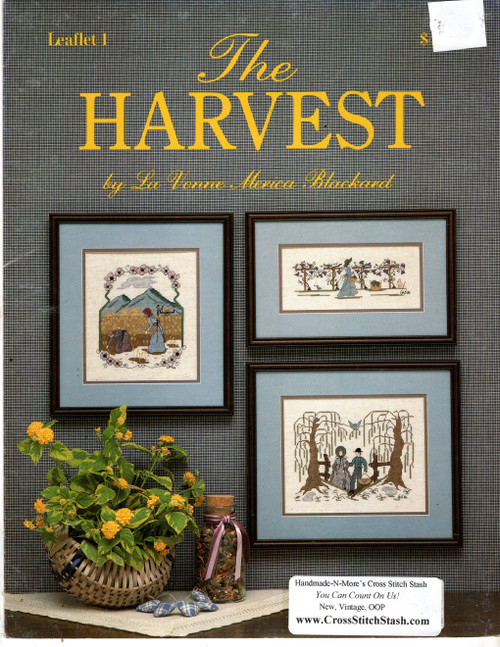 Just Cross Stitch The Harvest Blue Ridge Field Workers counted cross stitch Pattern leaflet.