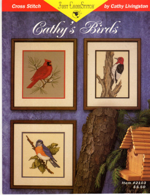 Just Cross Stitch CATHY'S BIRDS Cathy Livingston