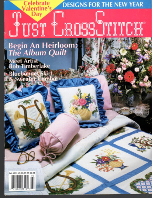 Just Cross Stitch MAGAZINE February 1991