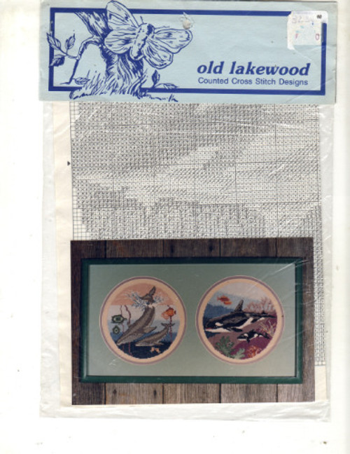 Old Lakewood THE WHALES Humpback and Killer Whale