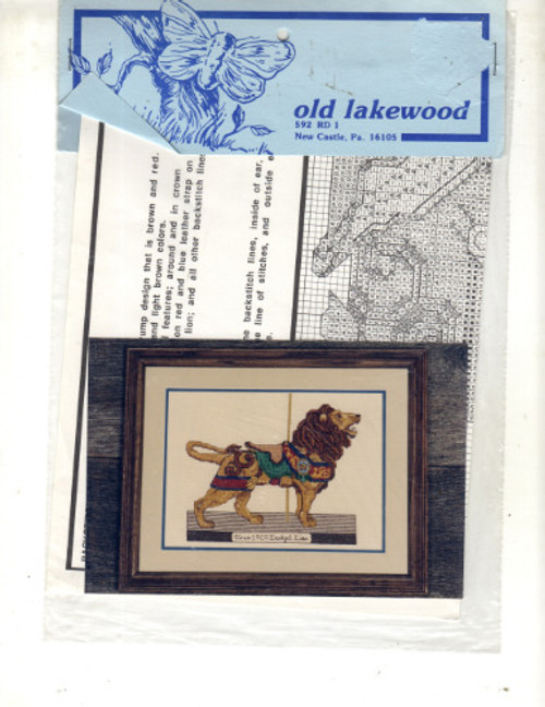 Old Lakewood CIRCA 1909 DENTZEL LION CAROUSEL Classic Carousel Collection