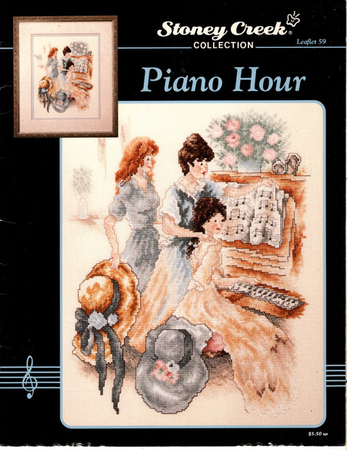 Stoney Creek Piano Hour counted Cross Stitch Pattern booklet Stoney Creek Piano Hour counted Cross Stitch Pattern booklet