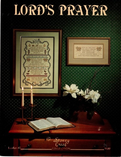 Stoney Creek Lord's Prayer Counted cross stitch pattern leaflet