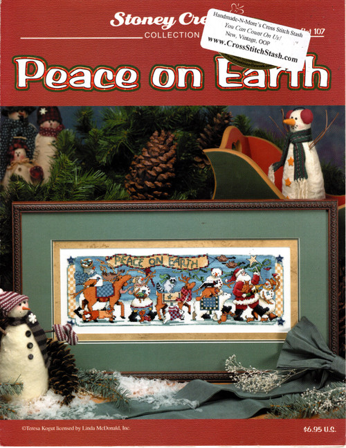 Stoney Creek PEACE ON EARTH Counted cross stitch pattern leaflet. Teresa Kogut Stoney Creek PEACE ON EARTH Counted cross stitch pattern leaflet. Teresa Kogut