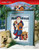 StitchWorld Teddy Bear Santa counted cross stitch leaflet. Pipka.  Conversion given for African-American skin tone