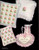 Designs by Gloria & Pat A Bouquet of Roses counted Cross Stitch Pattern booklet. Adapted from original designs by DMC. Bouquet of Roses, Heart of Roses, Pink Rose with Bud, First Rose of Spring, Summer Roses, Bouquet of Flowers, Yellow Roses, Bookmark, Small Rose Border, Large Rose Border, A Rose Garden, Rose Bell pull, Mini Rose Bell pull, Rose Bud, Petite Rose, Rose Pillow Border, Afghan Corners, Wreath of Roses