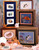 Cross My Heart Tropical Fish Treasures Counted cross stitch Pattern booklet. Rebecca Trent. Adult Angelfish with juveniles, Blue Girdled Angelfish, Butterflyfish, Flame Angelfish, Triggerfish and Company