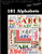 Dale Burdett 101 Alphabets Book One cross stitch booklet. A big 64 page book