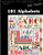 Dale Burdett 101 Alphabets Book One counted cross stitch booklet. A big 64 page book
