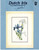 Green Apple Dutch Iris counted cross stitch leaflet. Janet Powers