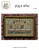 Rosewood Manor July 4th Counted cross stitch pattern leaflet. Karen Kluba
