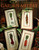 Leisure Arts Garden Medley Counted Cross Stitch Pattern leaflet. Martha Hinson. Breathtaking, 3 Karats, Hot Stuff, Beets Me. Full-color charted design leaflet