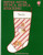 Green Apple Hunca Munca Stocking by Beatrix Potter cross stitch leaflet. Adapted by Jeanne Bowers