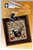 Heart in Hand Patchwork Crow counted cross stitch pattern leaflet with embellishments. Cecilia Turner
