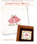 JBW Designs Christmas Bells Counted cross stitch pattern leaflet. Judy Whitman