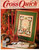 Cross Quick Magazine October/November 1989 cross stitch magazine. Plymouth Sampler, Do Your Best, Honeyed Words, Chili Wreath, Howling Coyote, Twinkling Saguaro, Peek-A-Bunny, Country Joys Part II, Glowing Ghosties, Holiday Pineapple