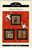 Just Nan Moon Riders Whimzi counted cross stitch pattern chartpack. Nan Caldera. Ornament Series. Witch, Jack-O-Lantern, Ghost