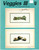 Green Apple Veggies III counted cross stitch leaflet. Janet Powers. Asparagus, Avocado