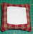 Tiny Tuck Pillow Red Plaid Homespun.  Cute little fabric pillows to "frame" your needlework