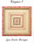 Lesa Steele Designs Elegance I counted Cross Stitch Pattern leaflet
