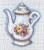 Debbie Patrick BOUQUET TEAPOT Victorian Teacup Series