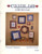 Sue Hillis Designs Country Fair Collection Four Homemade Gingerbread counted cross stitch booklet. Happiness is Homemade, Checkerboard, House sampler