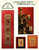 Homespun Elegance Cinnamon Stick Christmas I Santas Counted Cross Stitch Pattern booklet. Sandra Sullivan. Love Joy Noel Bell pull