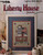 Leisure Arts Liberty House Cross Stitch Pattern leaflet. Pegi White. Patriotic House