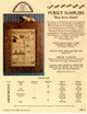 Homespun Elegance SHEEP BUTTON SAMPLER Purely Samplers