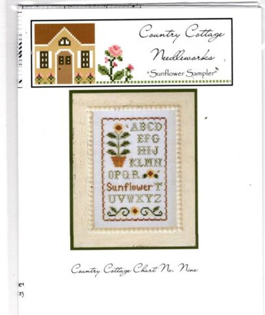 Country Cottage Needleworks SUNFLOWER SAMPLER