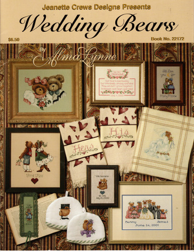 Cross Stitch Pattern Book LOVE BEARS ALL THINGS Jeanette Crews 18 Pages so  Fun !