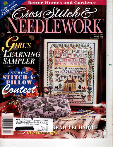 CROSS STITCH & NEEDLEWORK MAGAZINE February 1997