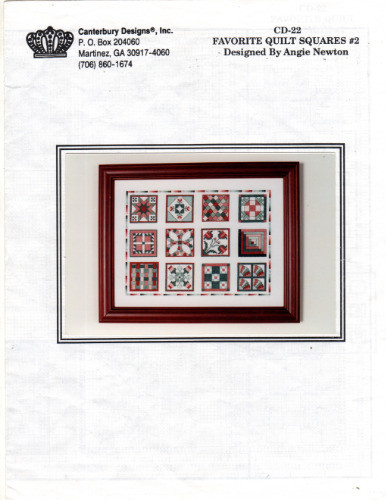 Canterbury Designs FAVORITE QUILT SQUARES #5