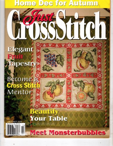 Just Cross Stitch Magazine August 2006 - Stitches From The Heart