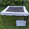  Exercise pen cover with solar fabric top. 