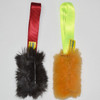Real fur sample 2 pak has one non-toxic real rabbit fur and one non-toxic real sheepskin fur helps you decide what real fur dog toy to get for your dog. 