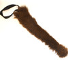 Real buffalo fur indestructible stick shaped dog toy. 