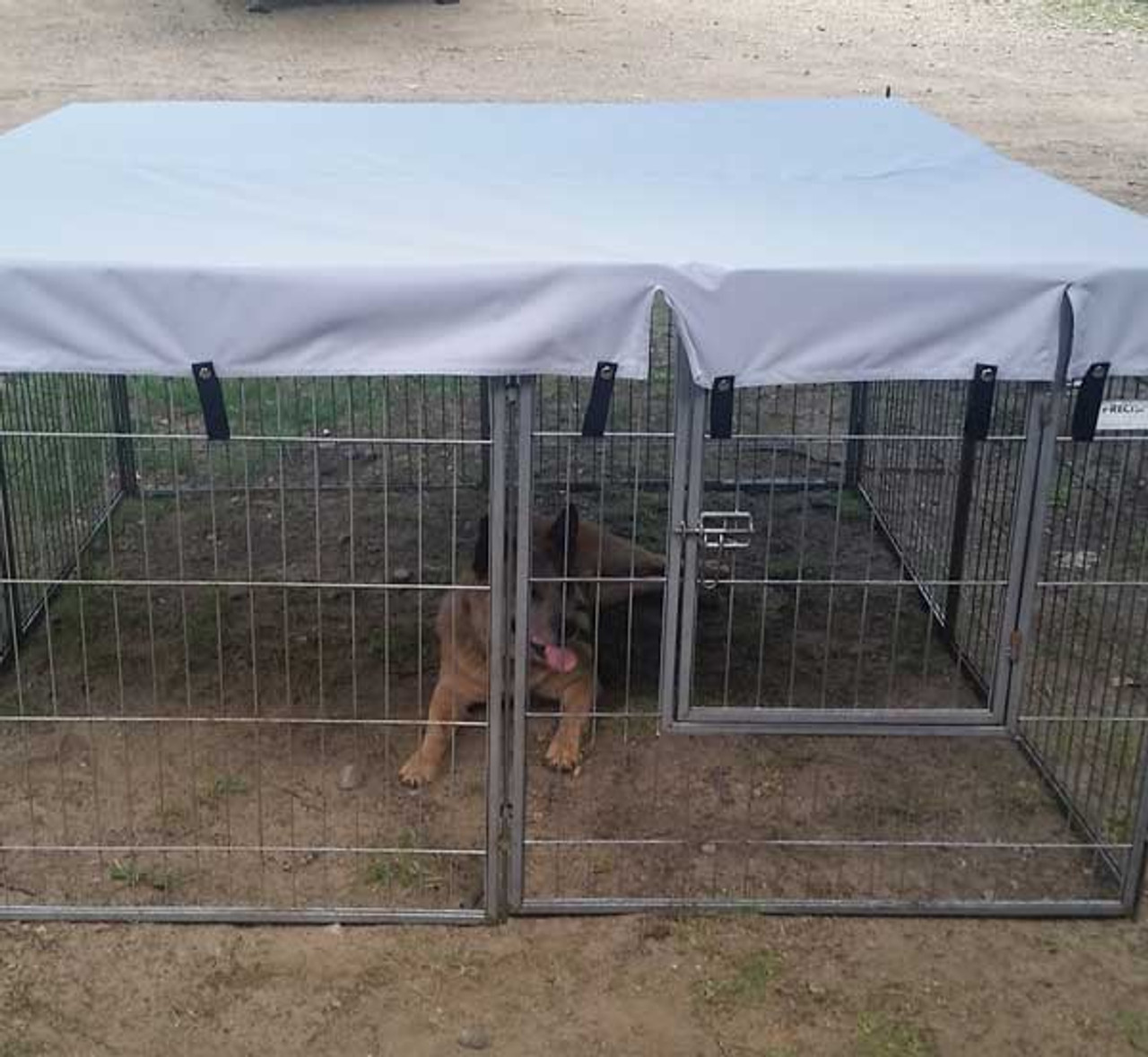 Dog exercise pen top cover