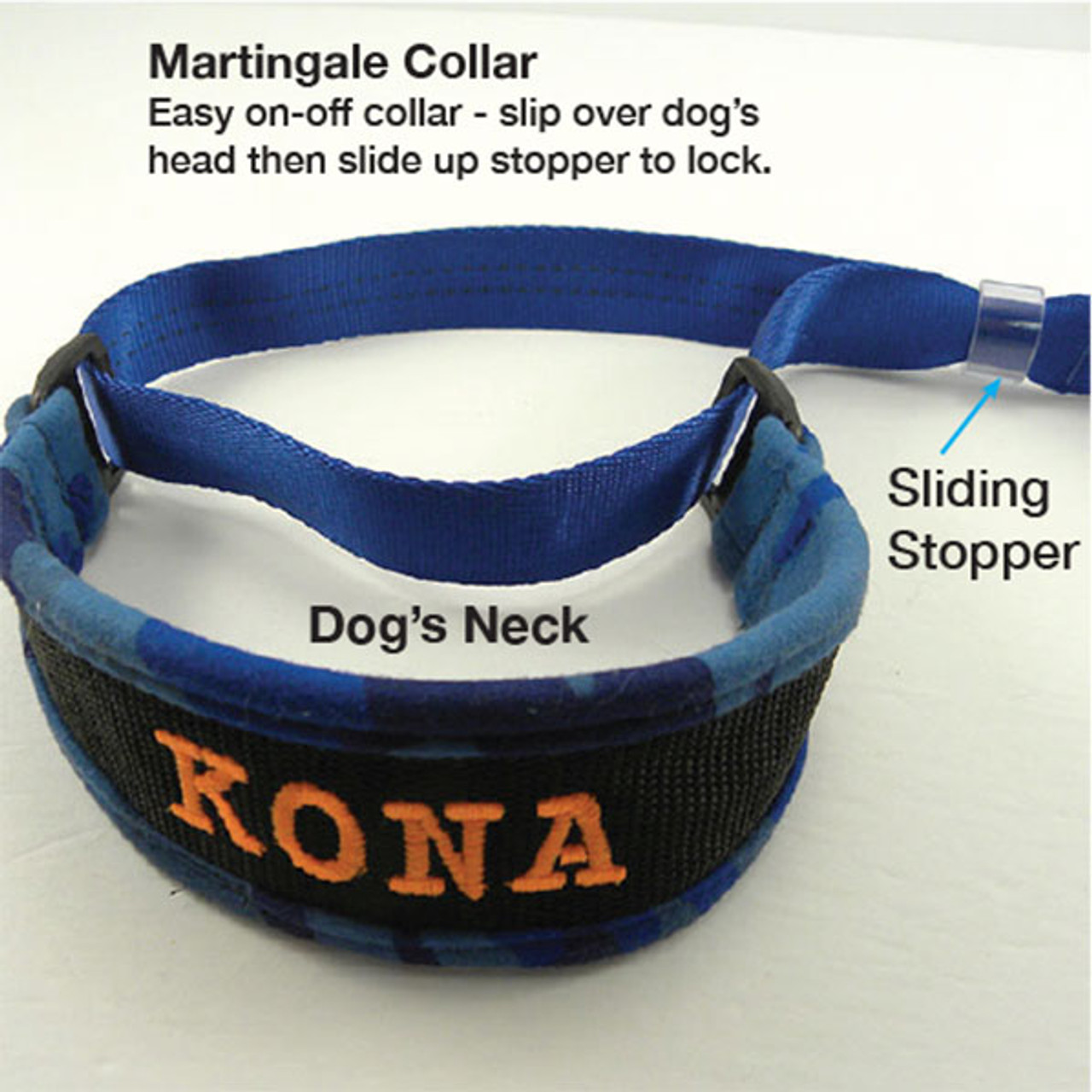 martingale collar and leash combo