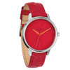 Nixon KENSINGTON Leather Red with Mod Watch