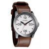 Nixon PRIVATE Silver with Brown Watch