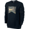 Nike Foundation Camo Fill Crew Mens L/S Shirt - Black