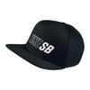 Nike SB Snapback Hat - Black / Black / Black / White