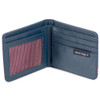 Herschel Hank Leather Wallet Navy Smooth