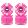 Sunset Pink Flare Longboard Wheels w Abec 9 Bearings - 65mm 78a