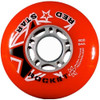 Red Star Rocket Wheel 72mm 84a Red