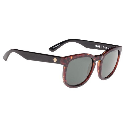 Spy QUINN Alana Dark Tortoise Black with Happy Grey Green Sunglasses