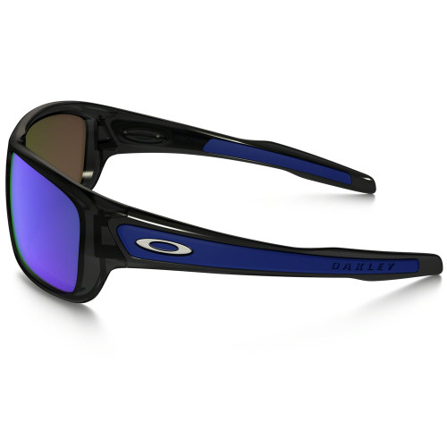 Oakley TURBINE XS Black Ink Sapphire Iridium Sunglasses