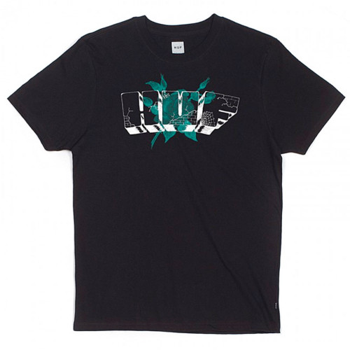 HUF Bricks Tee Angel Style Mens T-Shirt - Black