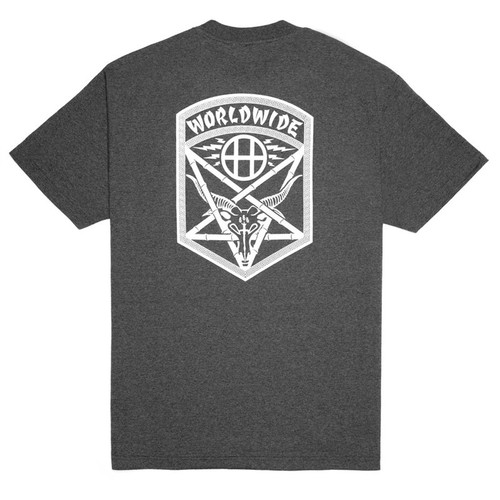 HUF X Thrasher Asia Tour Mens T-Shirt - Charcoal Heather